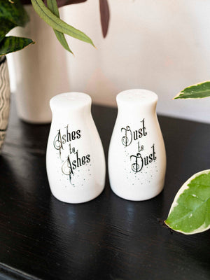 Ashes to Ashes Salt Shaker Set
