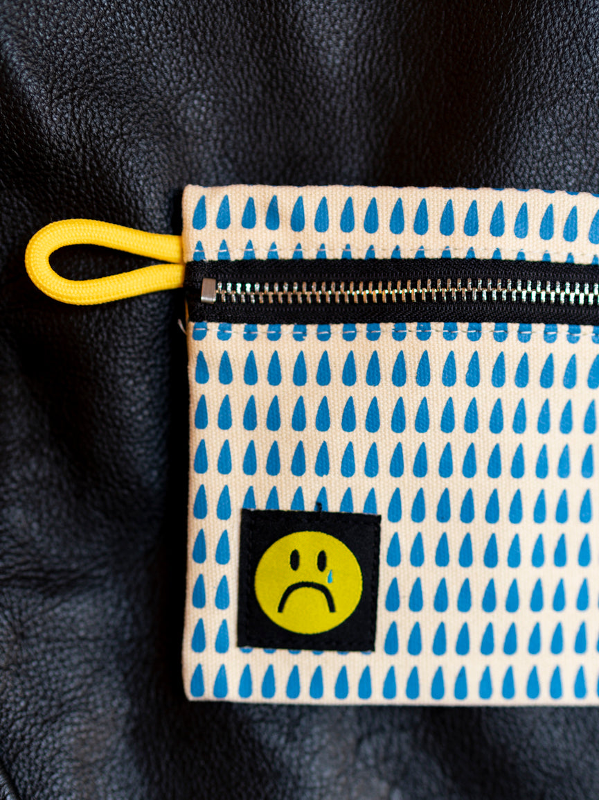 Sad Face Zip Pouch