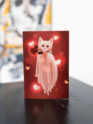 Cat Ghost Card