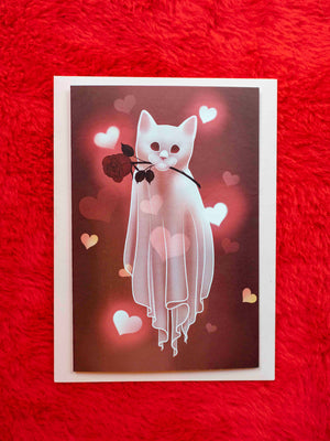 Cat Ghost Card
