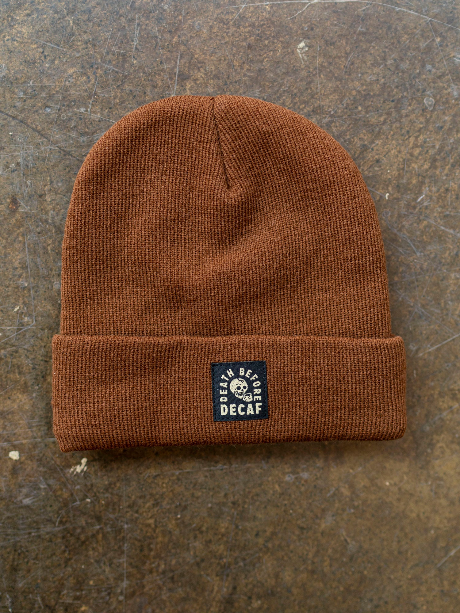 Death Before Decaf Beanie