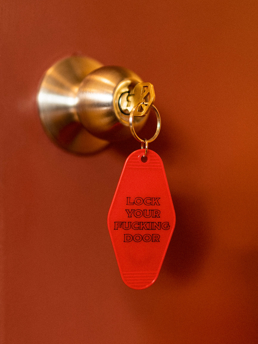 Lock Your F*cking Door Keychain