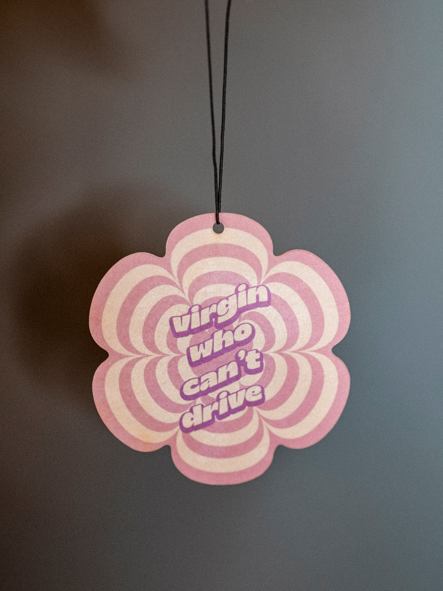 Virgin Who Can't Drive Airfreshener