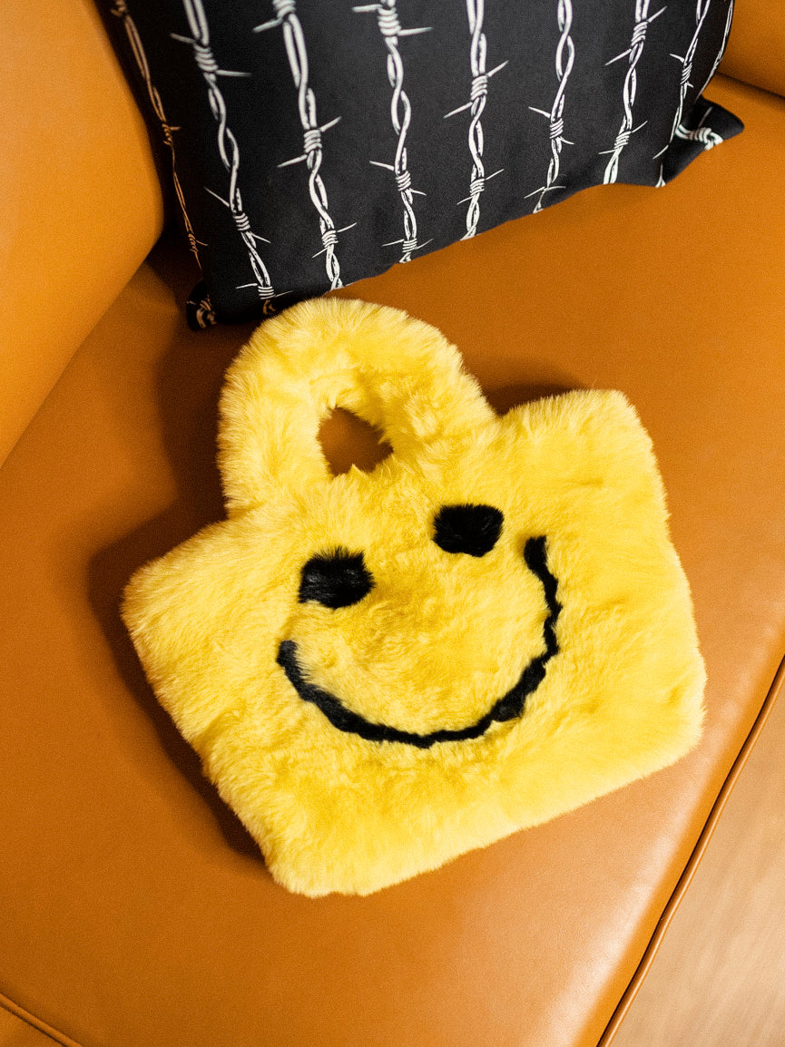 Yellow Smiley Purse