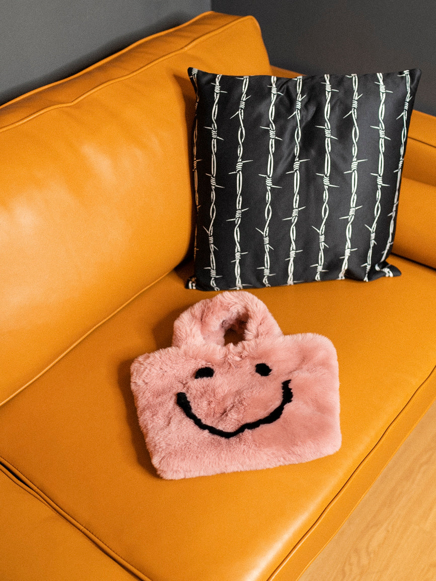 Pink Smiley Purse