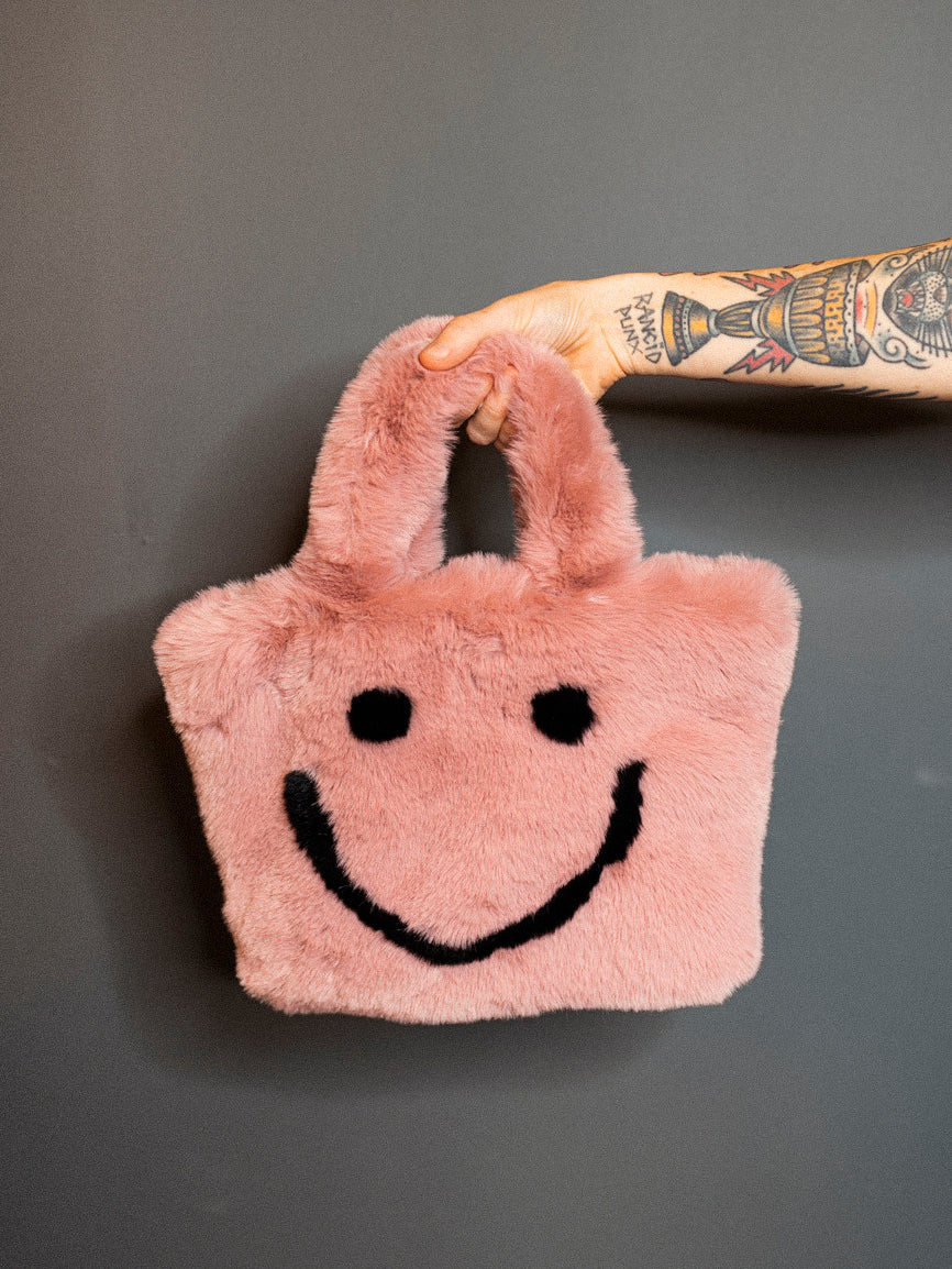 Pink Smiley Purse