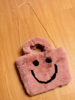 Pink Smiley Purse