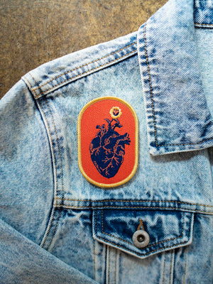 Dark Heart Embroidered Patch