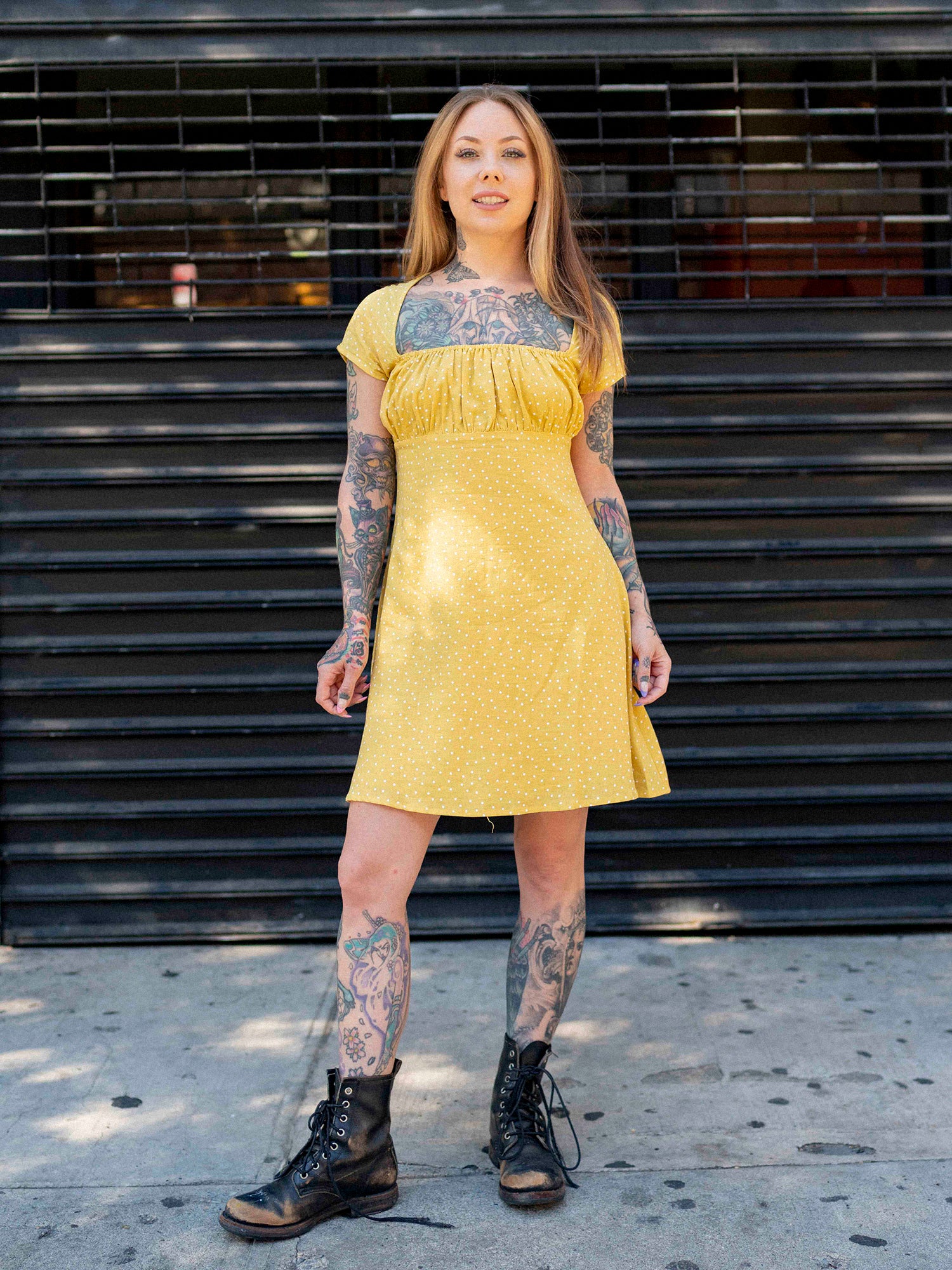Sunshowers Short Sleeve Dress - Grit N Glory Sunshowers Short Sleeve Dress - Grit N Glory