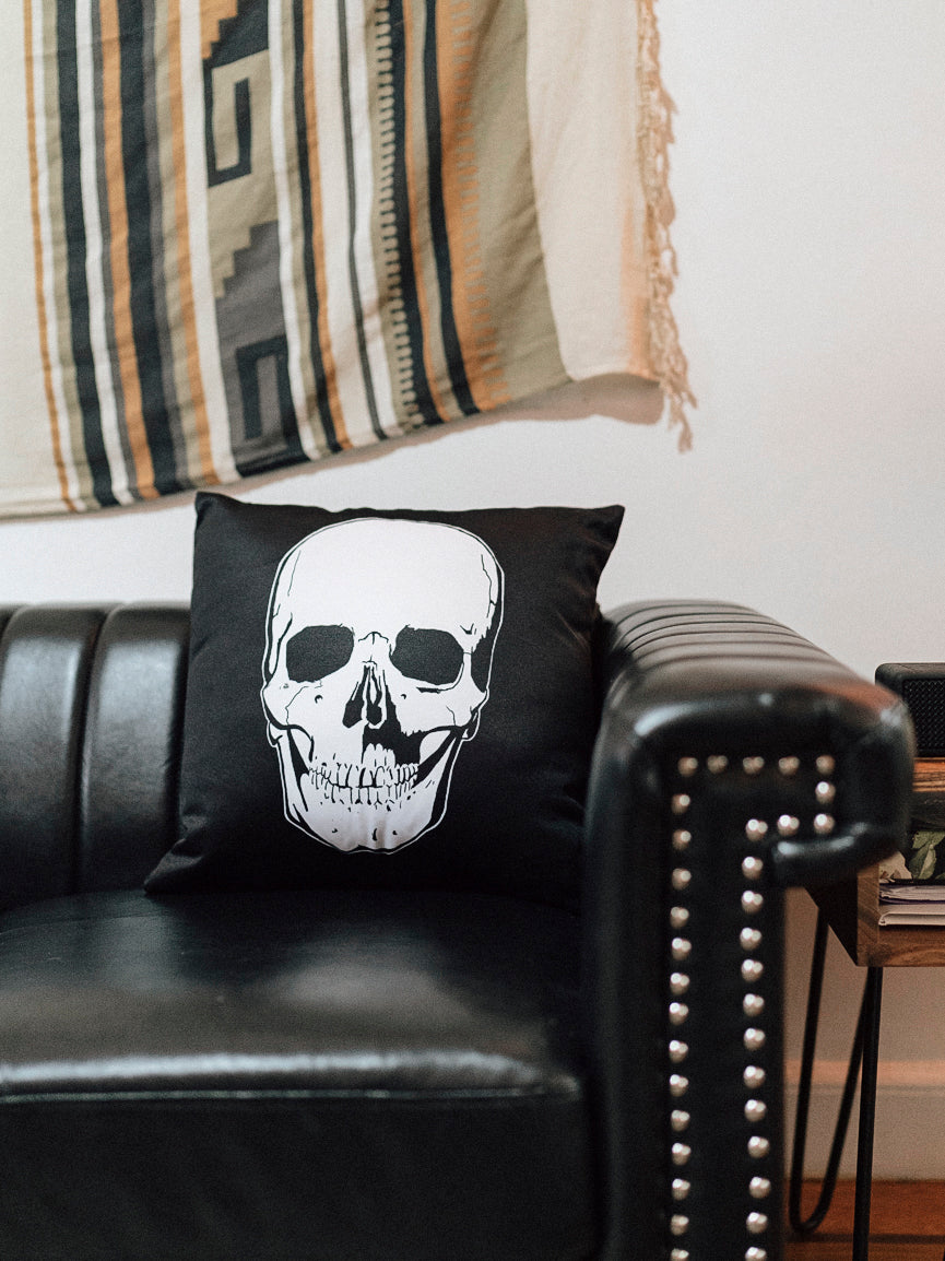 Ten Year Skull Pillow