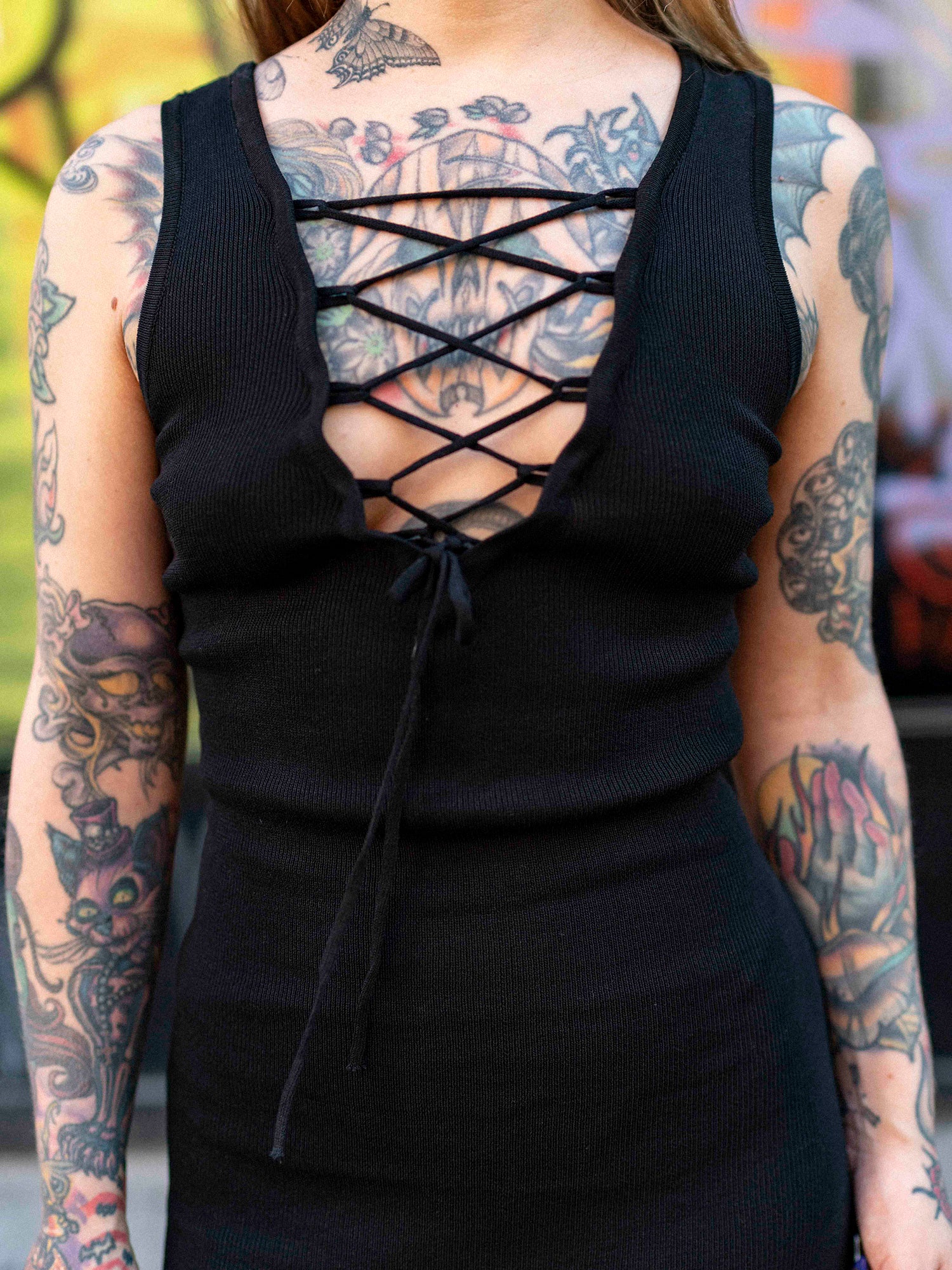 Venus lace detail maxi dress top