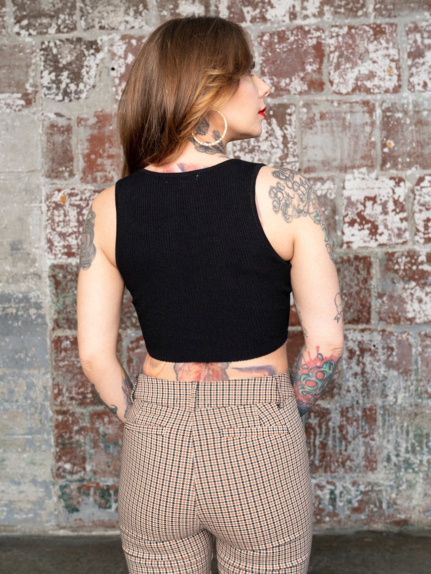 Black Sun Sleeveless Top