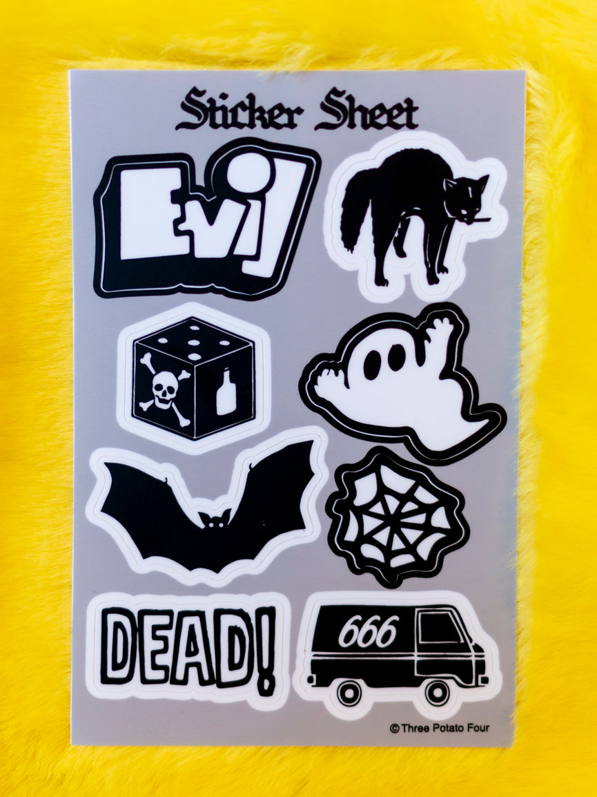 Halloween Sticker Sheet