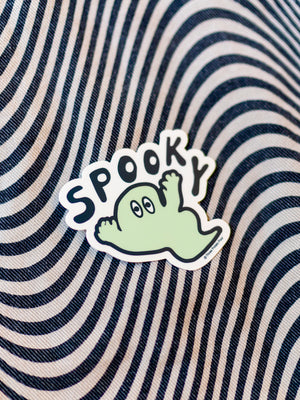 Spooky Ghost Sticker