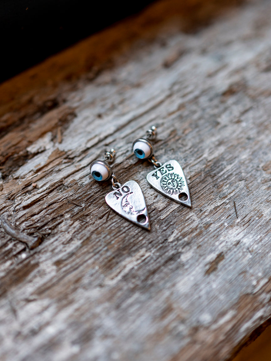 Ouija Planchette Earrings