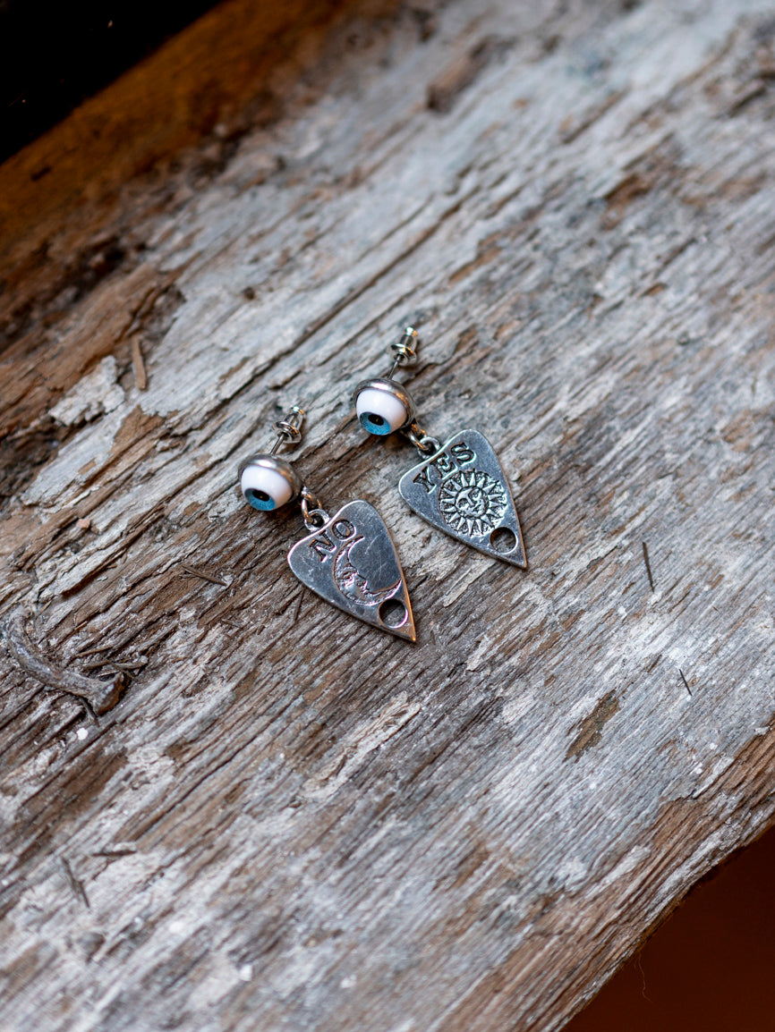 Ouija Planchette Earrings