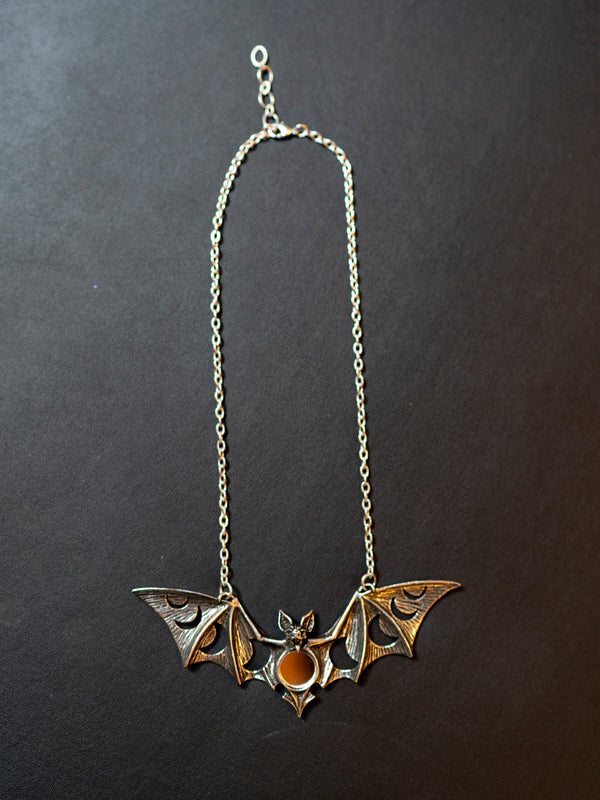 Lunaeca Bat Necklace - Grit N Glory