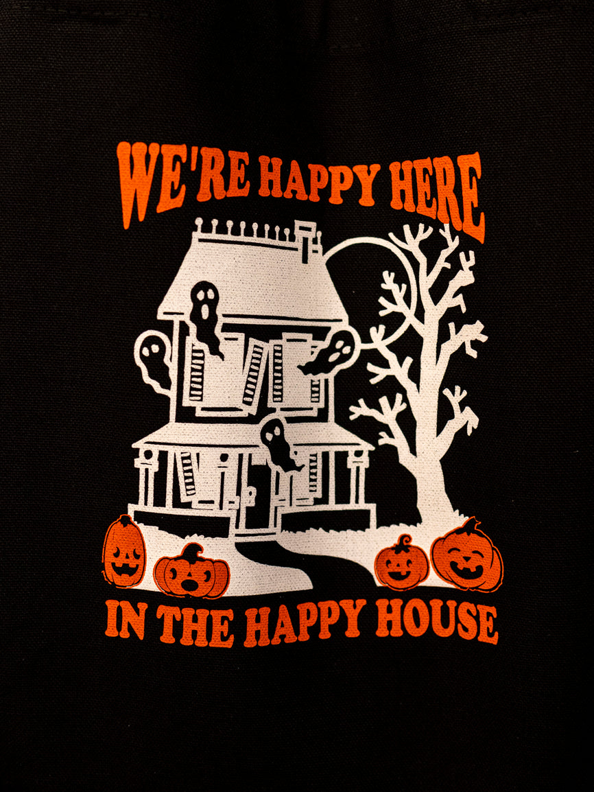 Happy Haunted House Tote Bag
