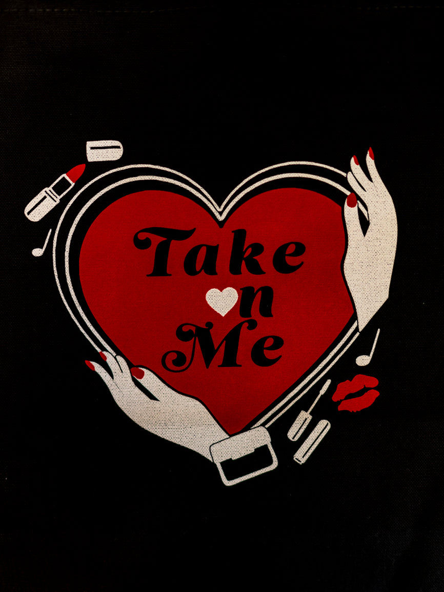 Take On Me Tote Bag