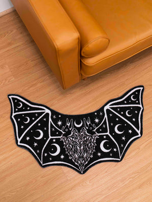 Two Headed Bat Shaped Rug