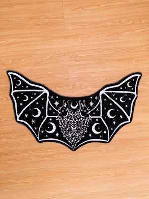 Two Headed Bat Shaped Rug