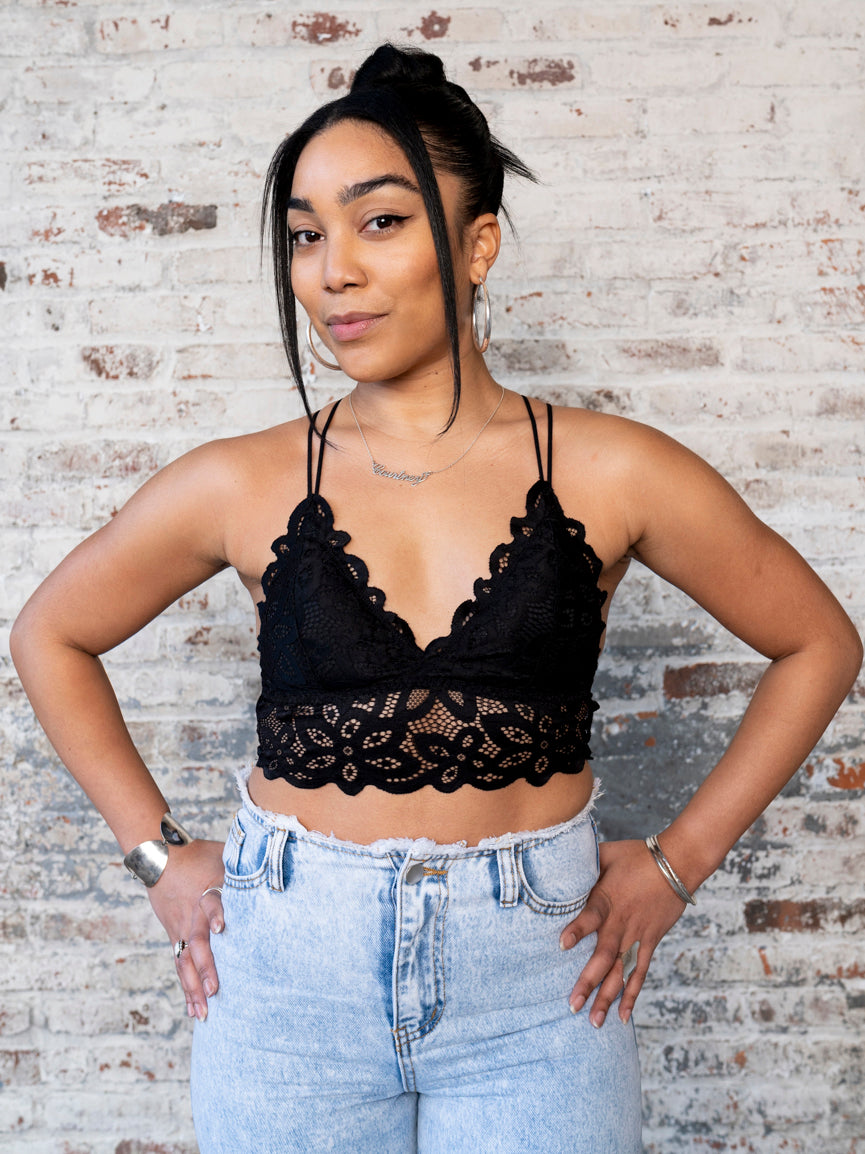 Don't Cry Lace Bralette - Grit N Glory