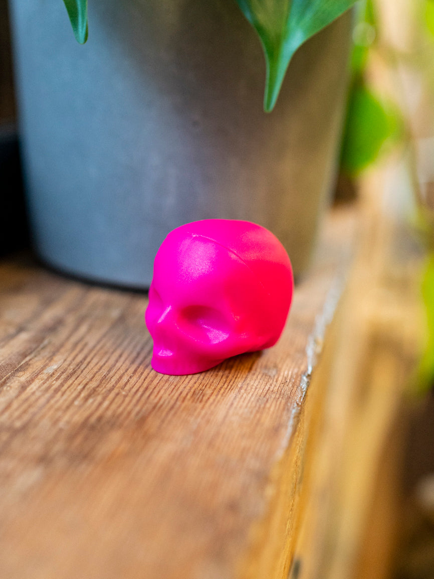 Hot Pink Skull Lip Balm