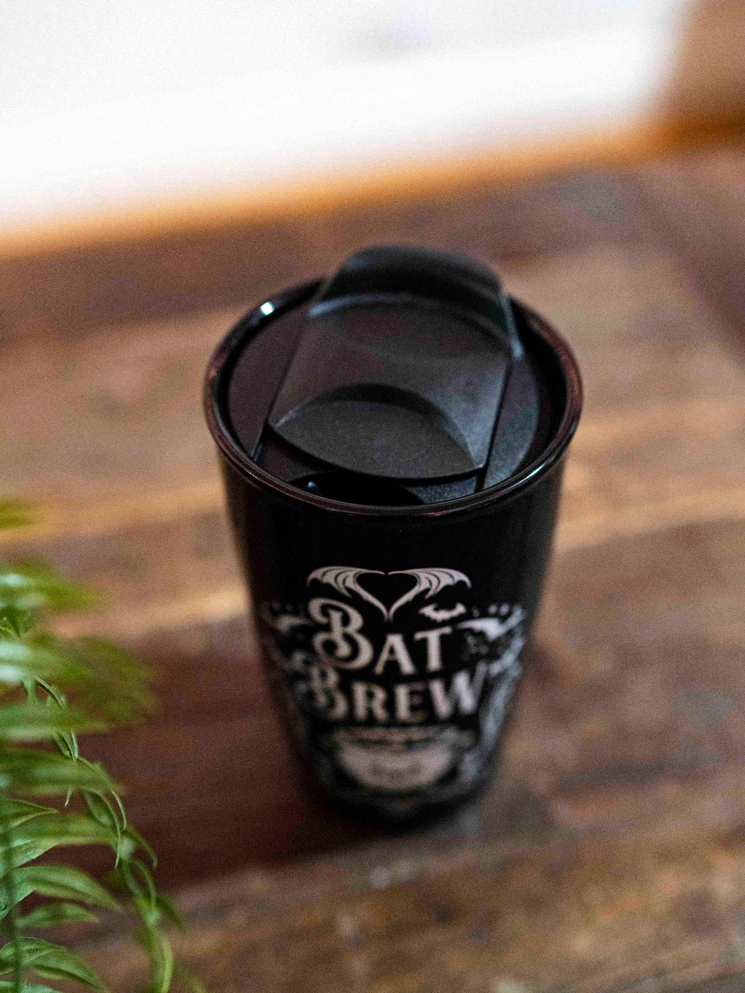 Bat Brew Ceramic Travel Mug