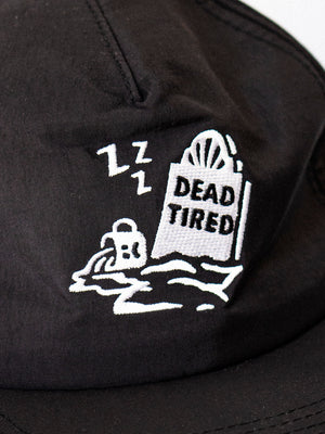 Dead Tired Black Dad Hat