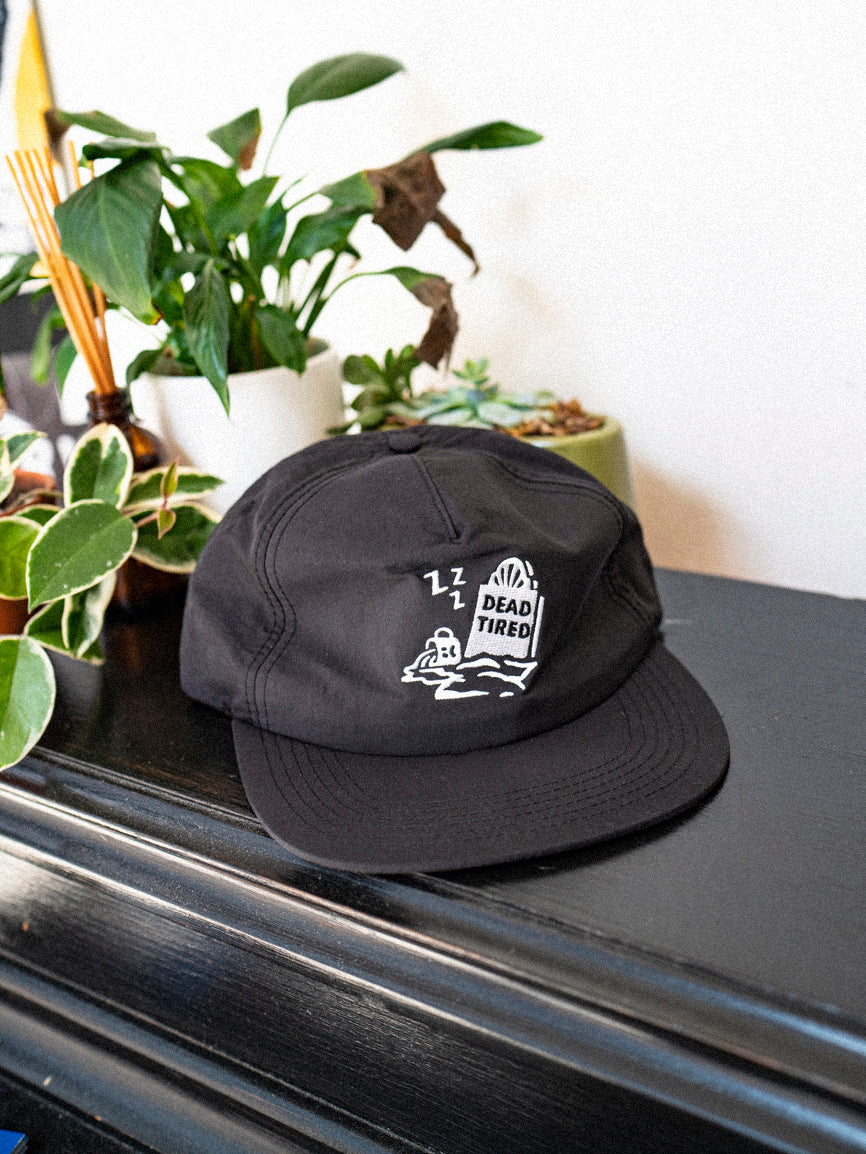 Dead Tired Black Dad Hat