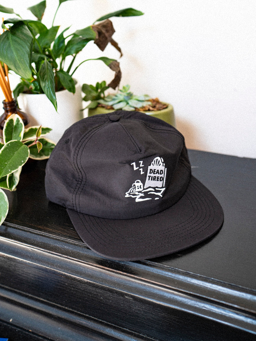 Dead Tired Black Dad Hat