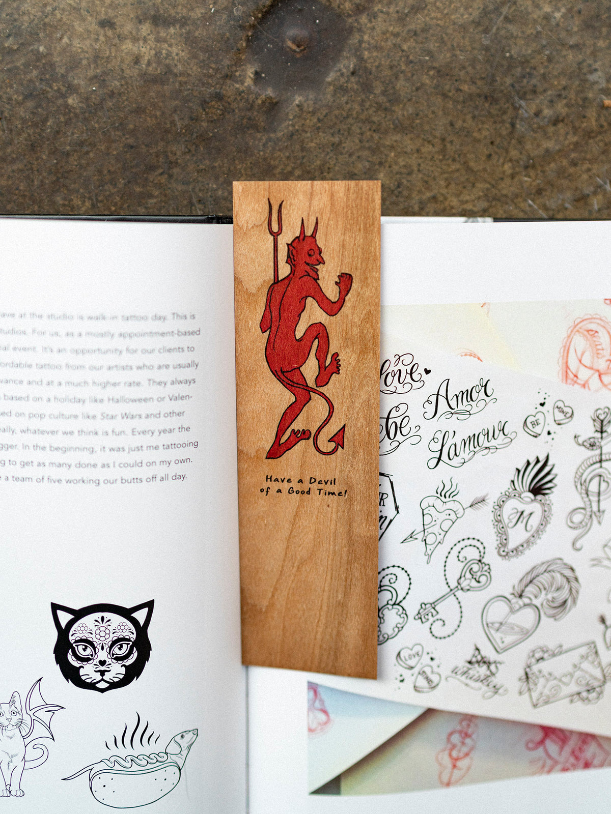 Devil Bookmark