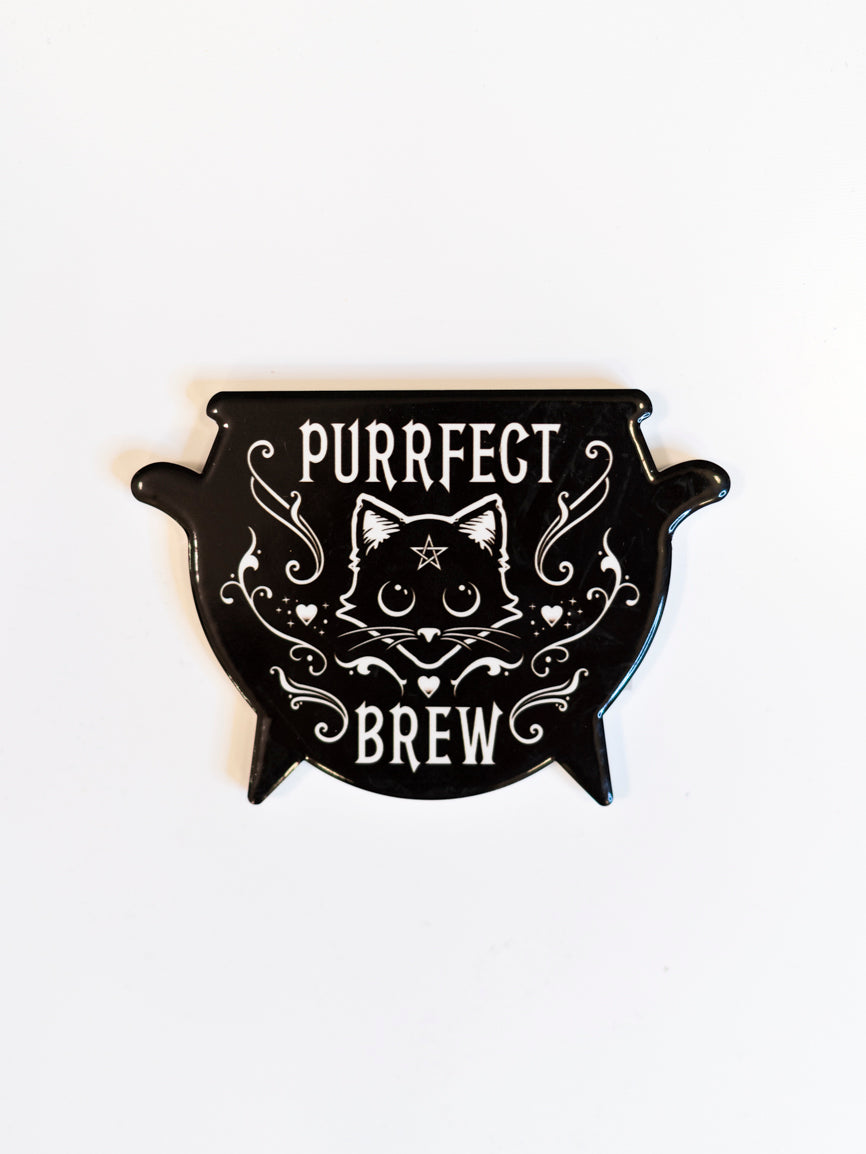 Purrfect Brew Coaster