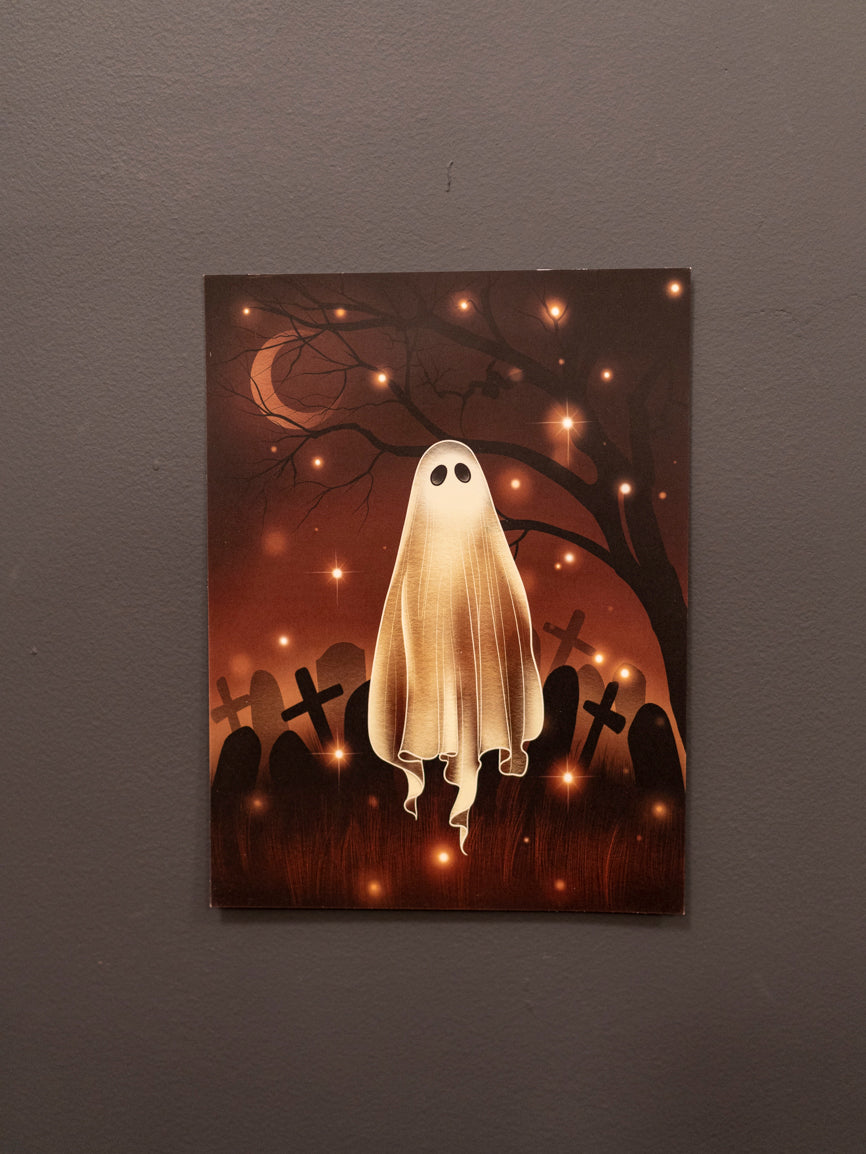 Graveyard Ghost Print