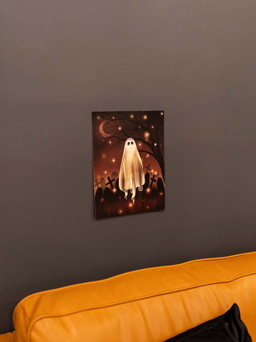 Graveyard Ghost Print