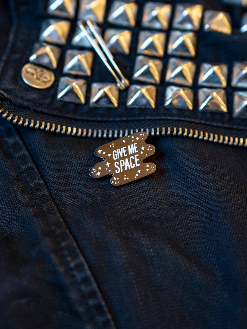 Give Me Space Enamel Pin