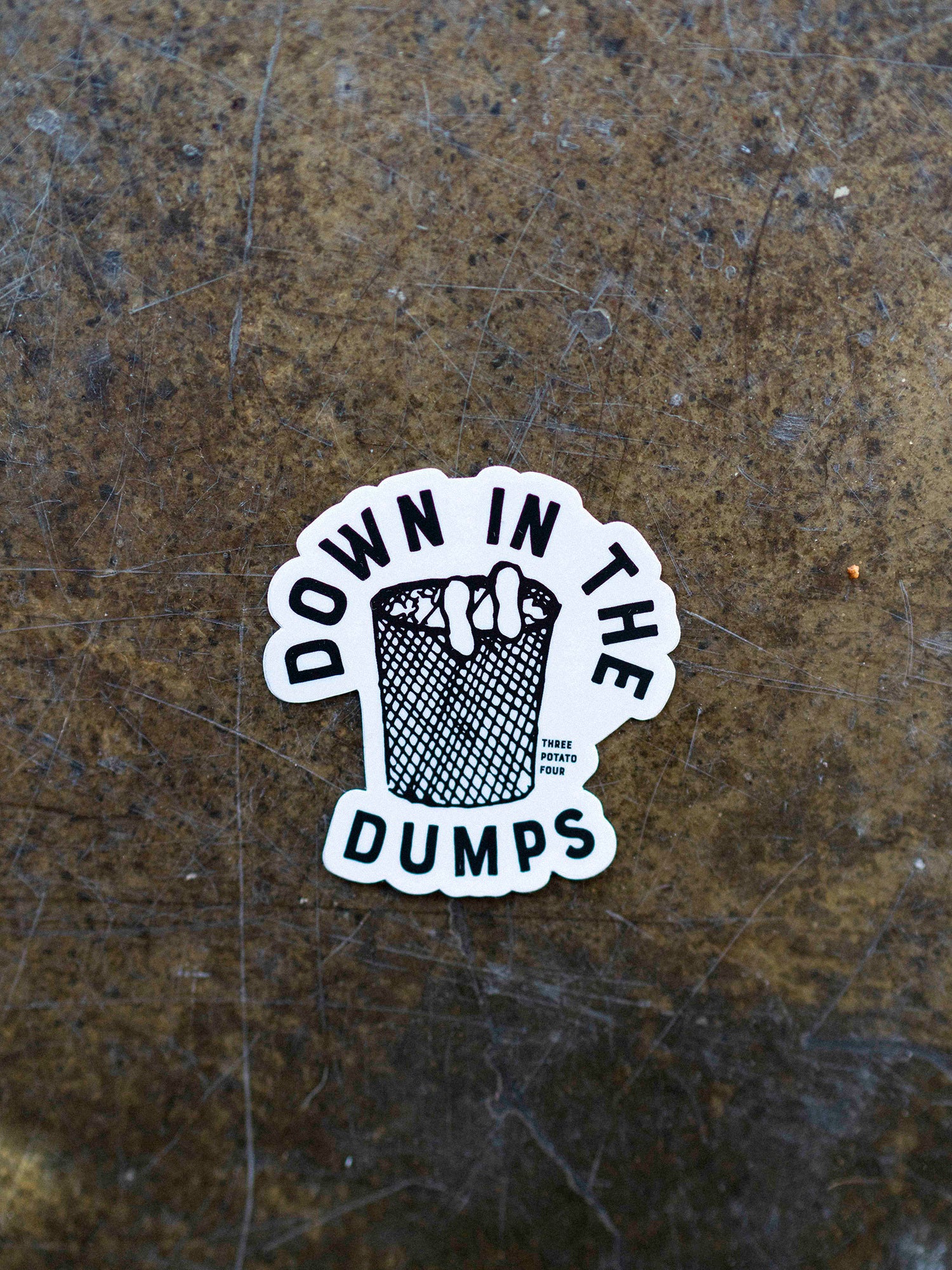 Down in the Dumps Vinyl Sticker