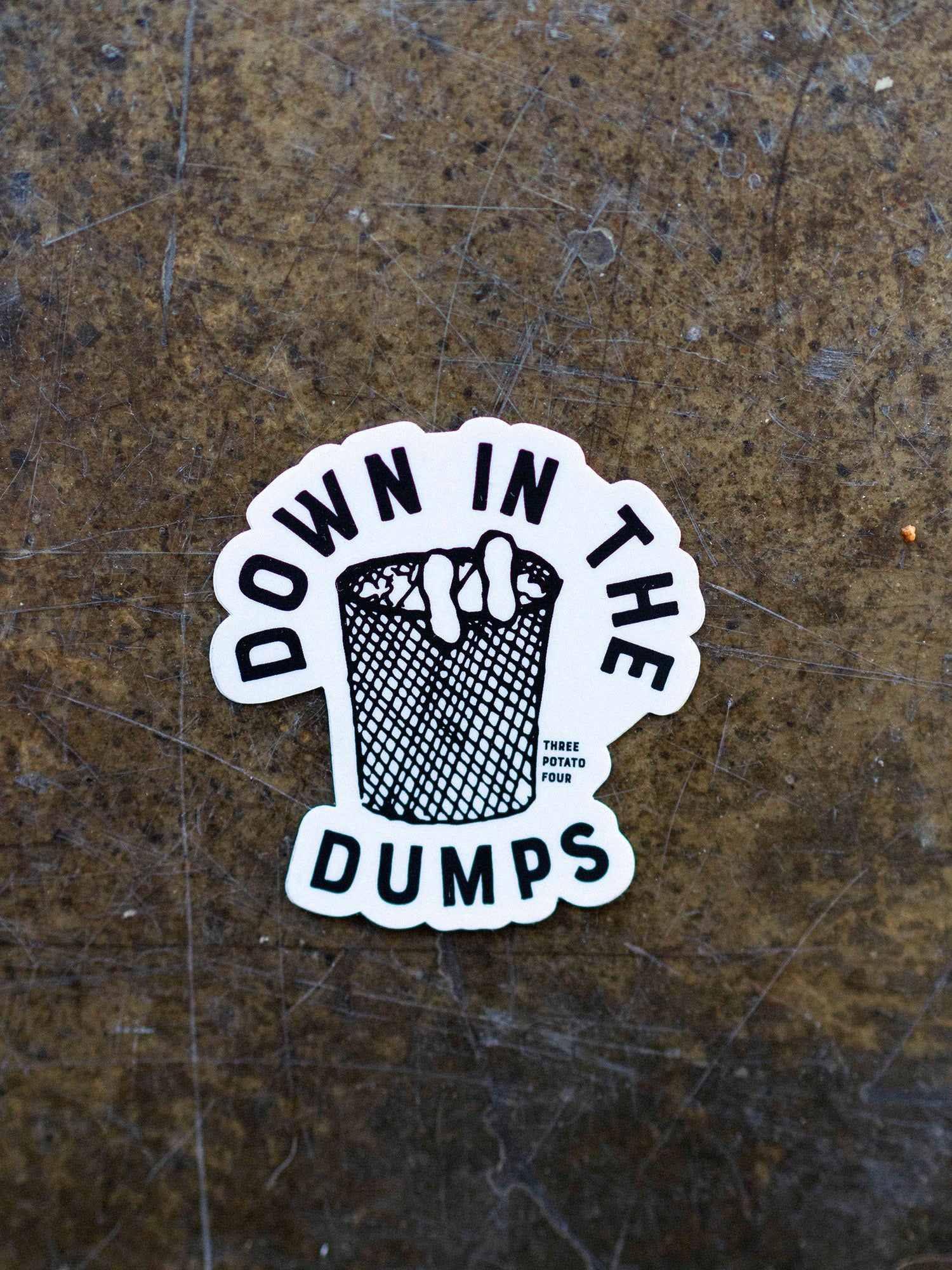 Down in the Dumps Vinyl Sticker