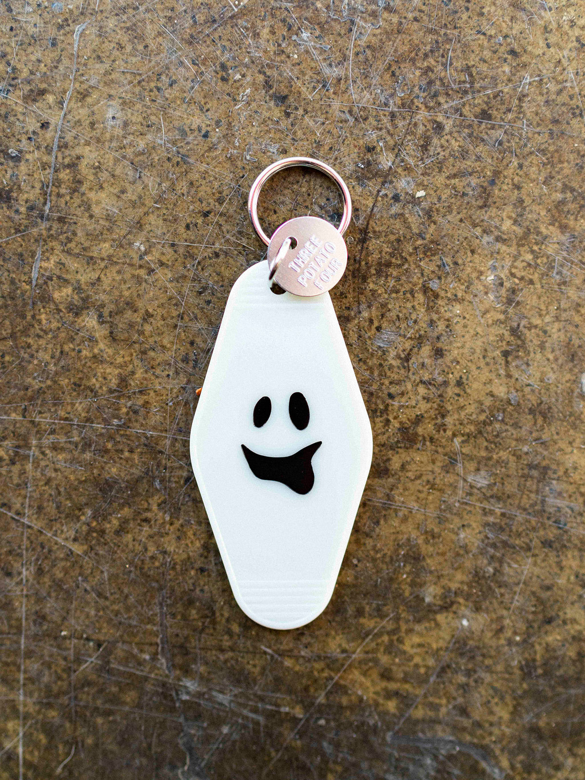 Ghost Glow in the Dark Motel Keychain