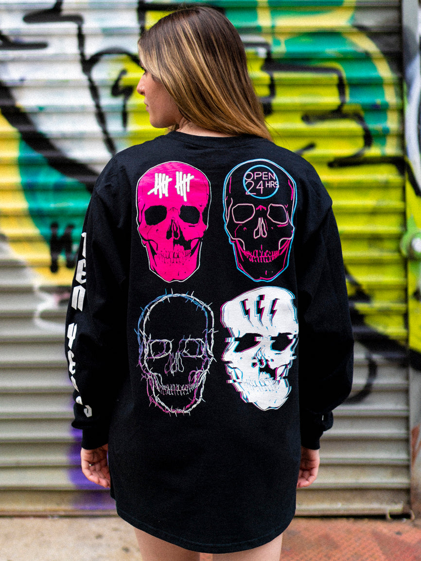 Moto Skull Longsleeve