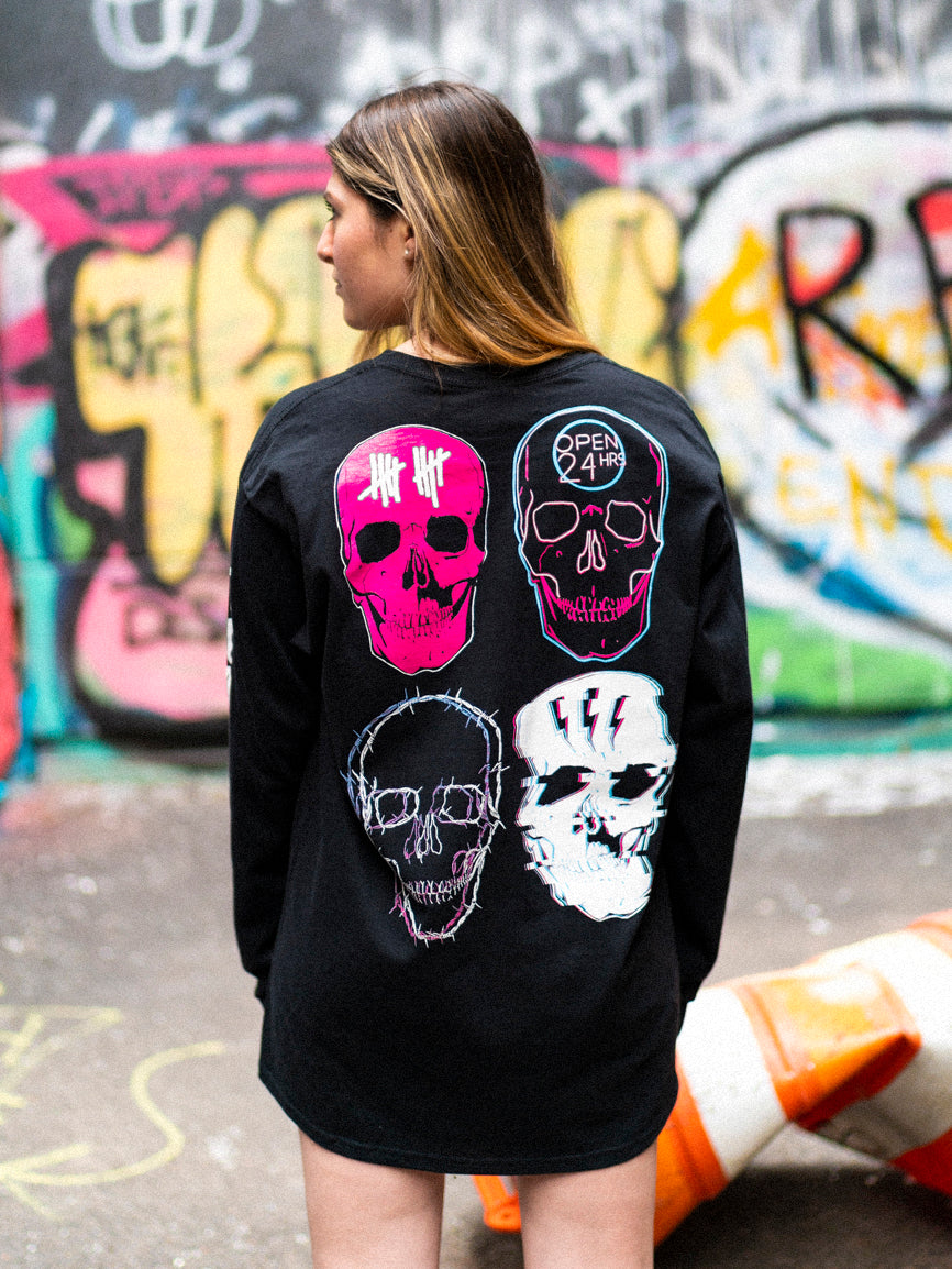 Moto Skull Longsleeve