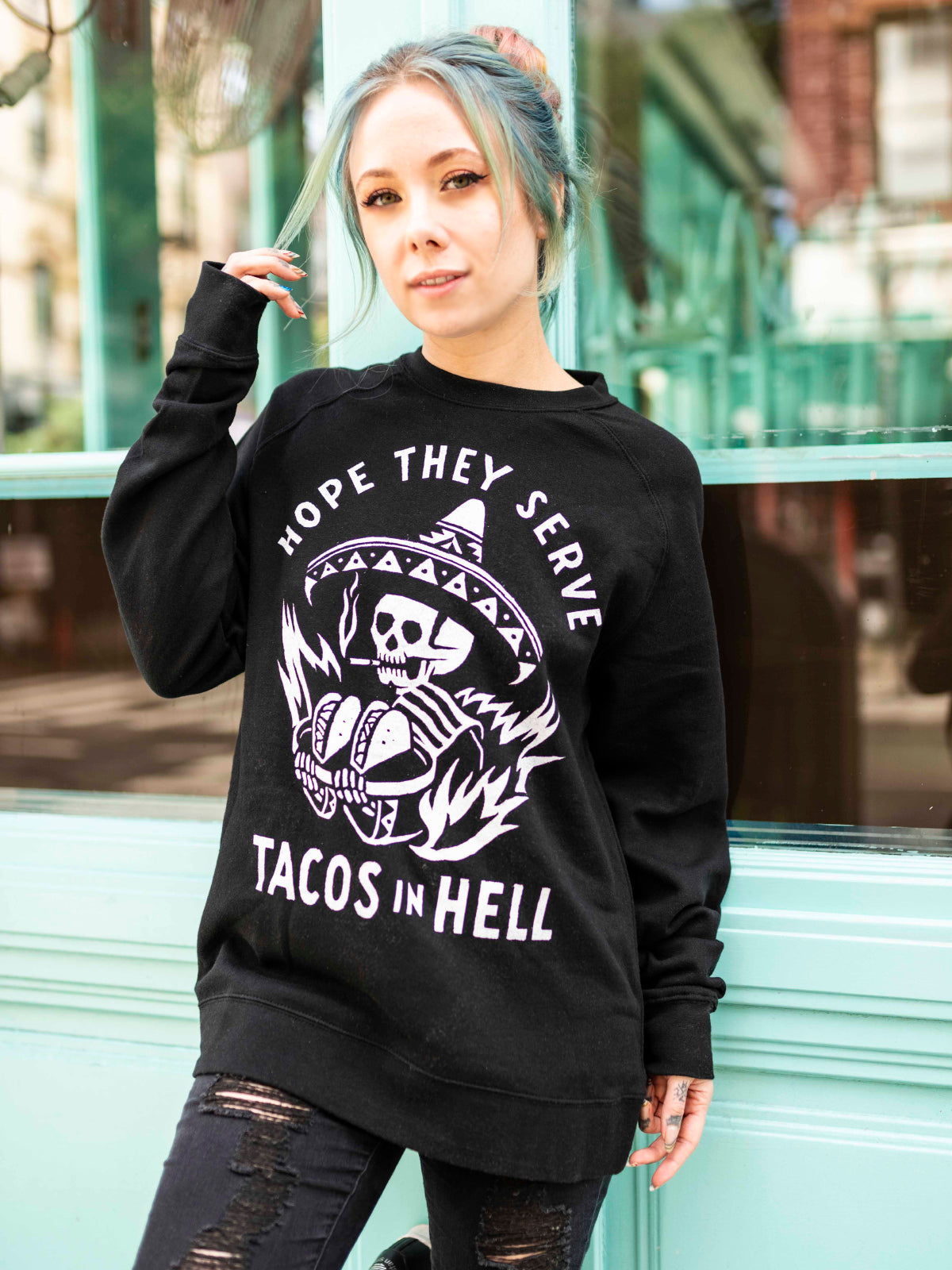 Tacos In Hell Crewneck