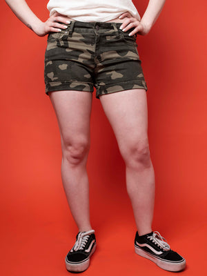 1998 Camo Cuffed Shorts