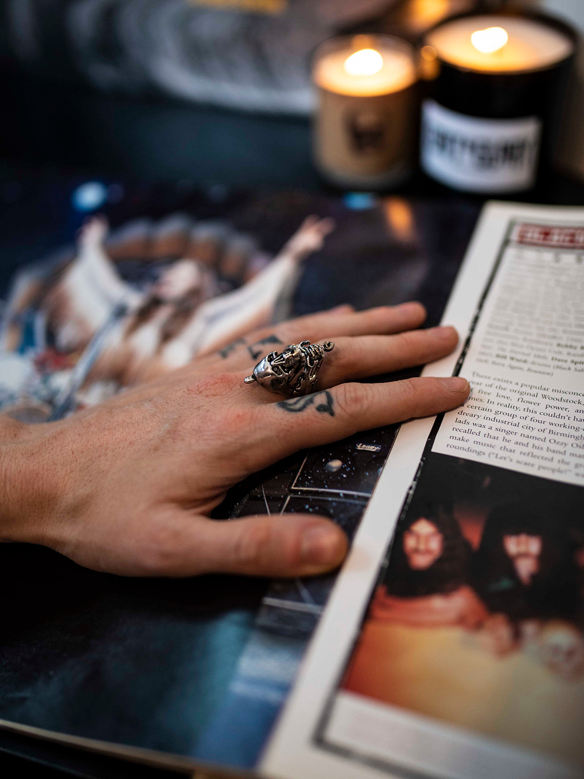 Skull and Sword Ring