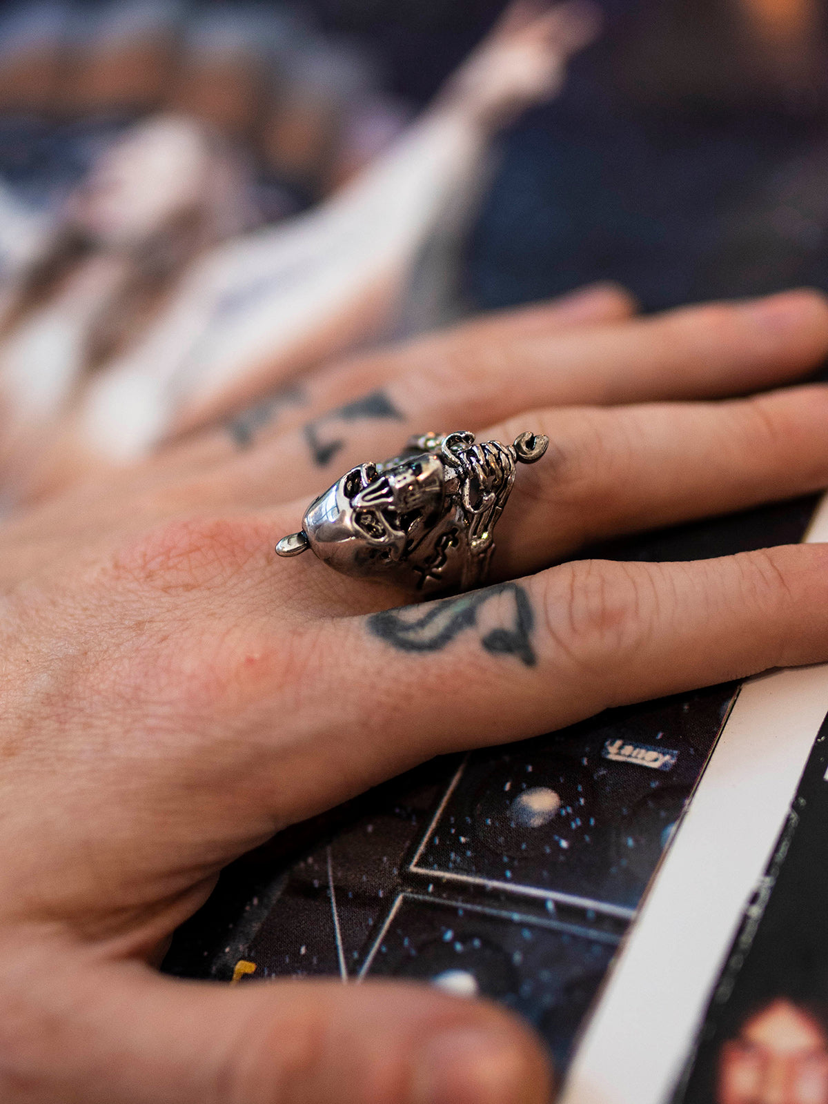 Skull and Sword Ring