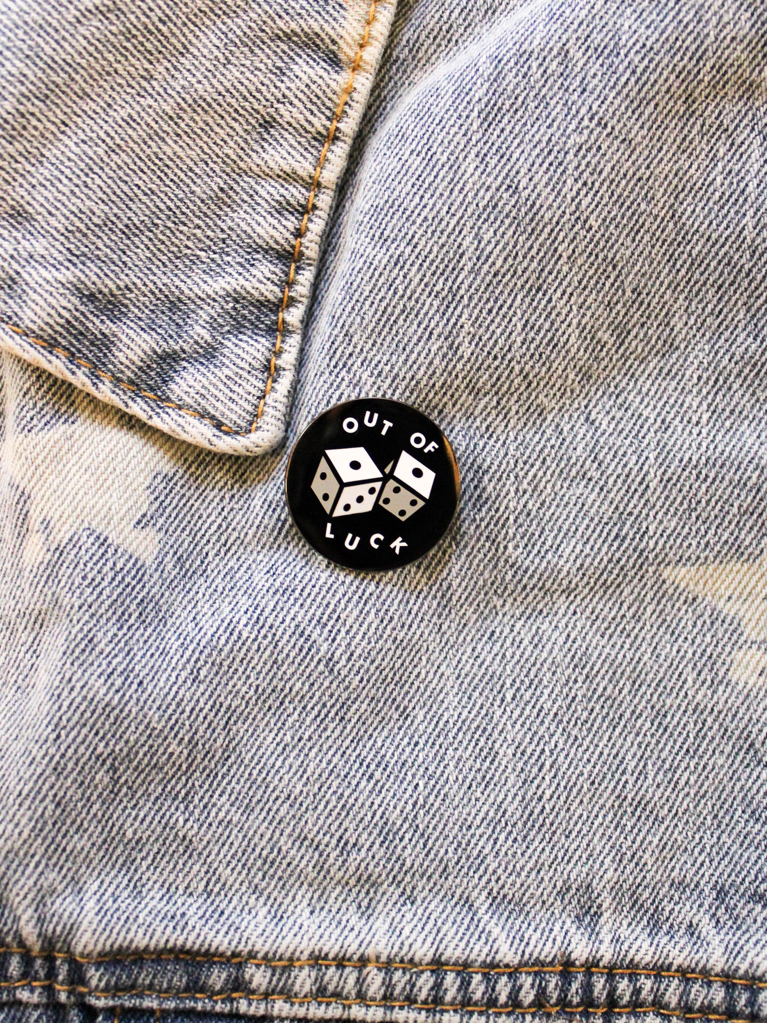 Out of Luck Enamel Pin