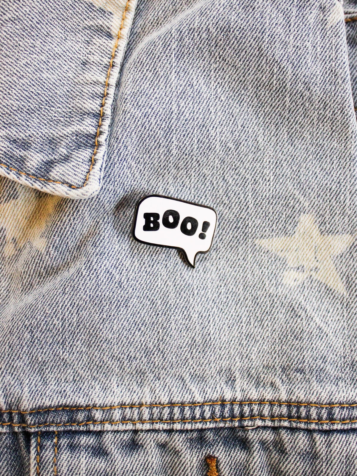 Boo Enamel Pin