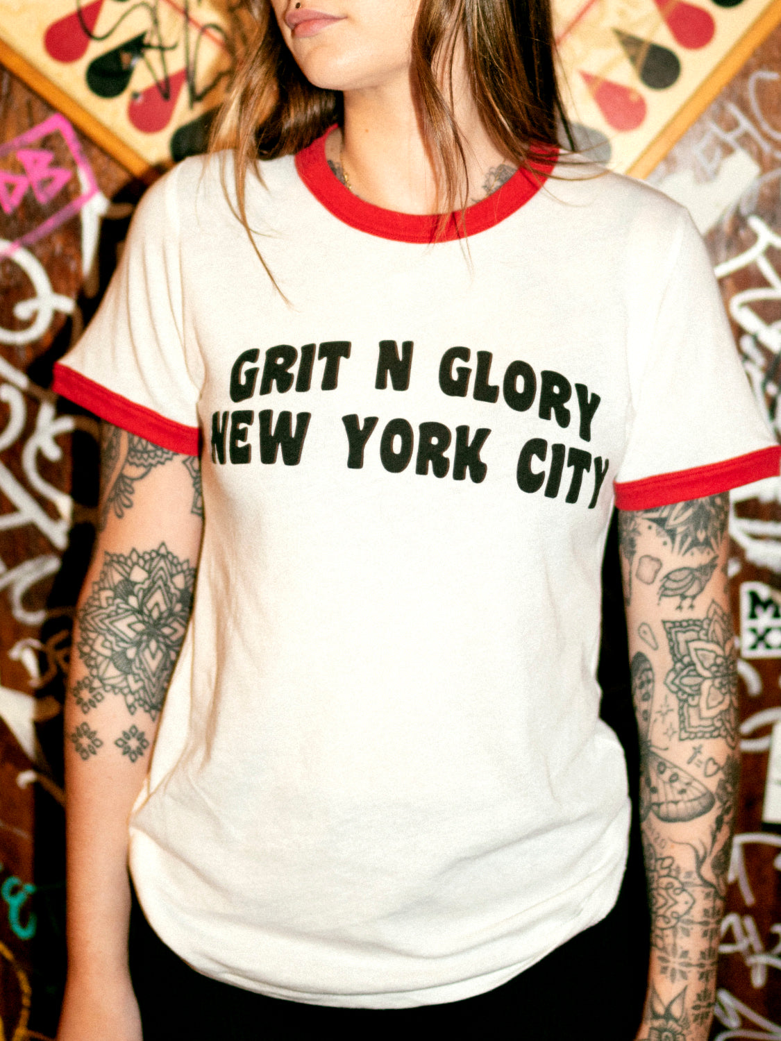 Grit N Glory Ringer Tee