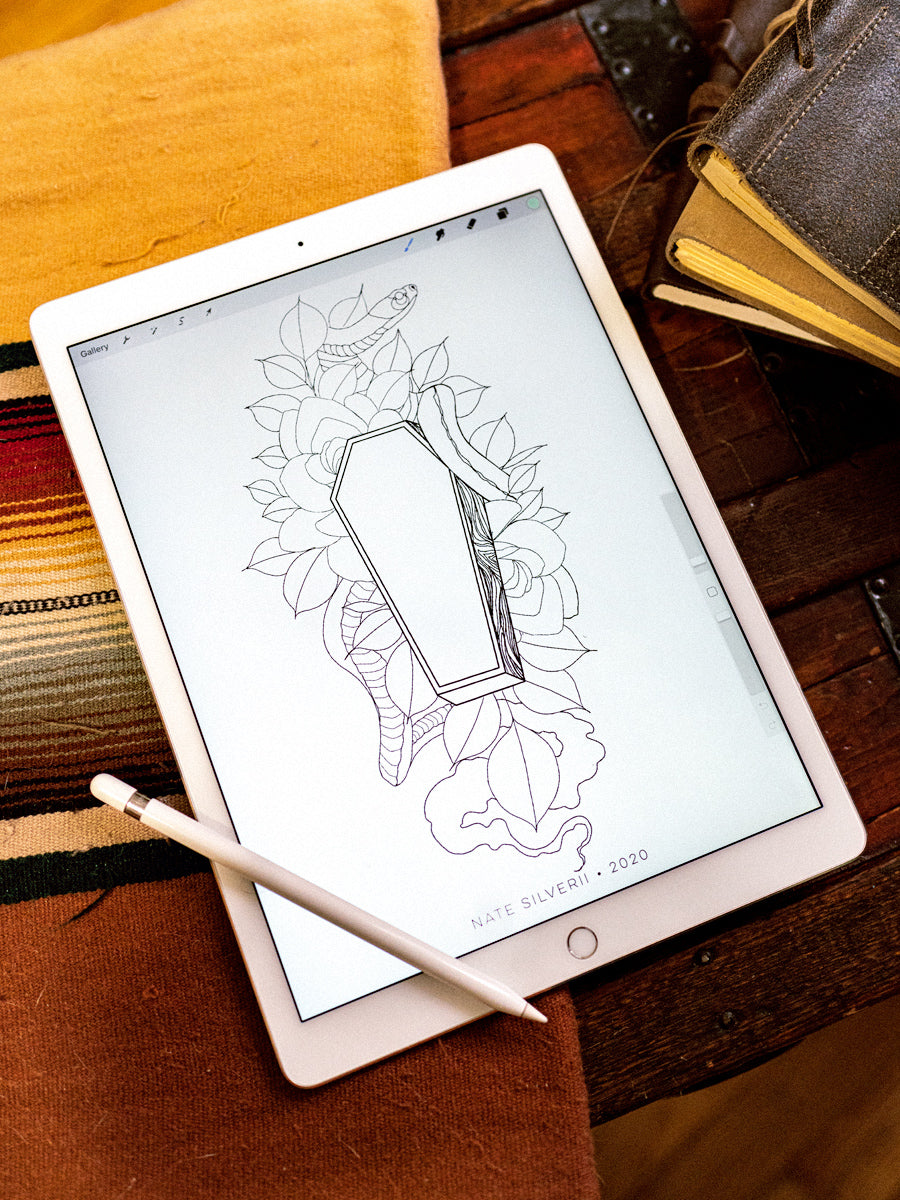 Nate Silverii Floral Coloring Pack