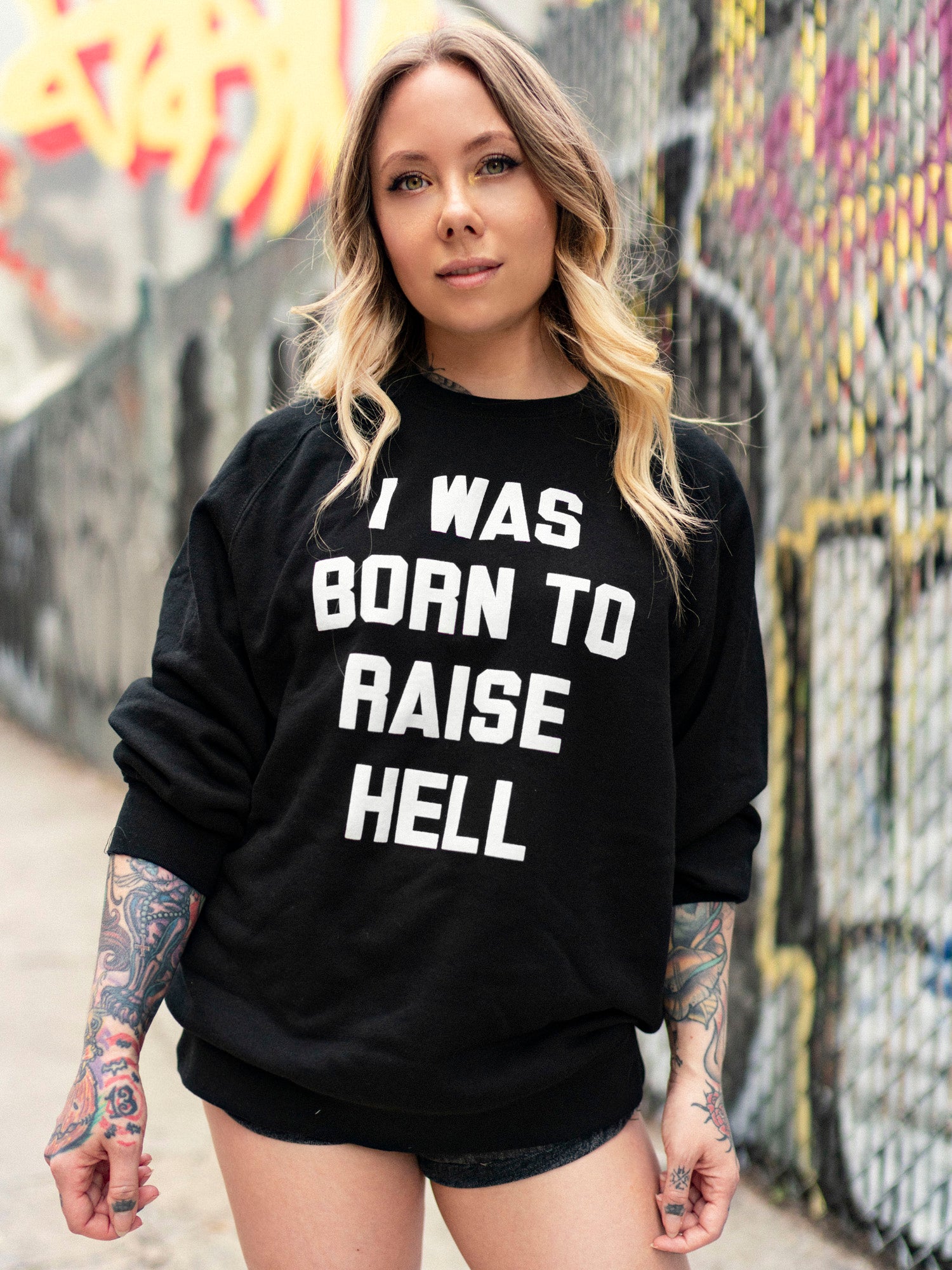 Hell Raiser Graphic Crewneck